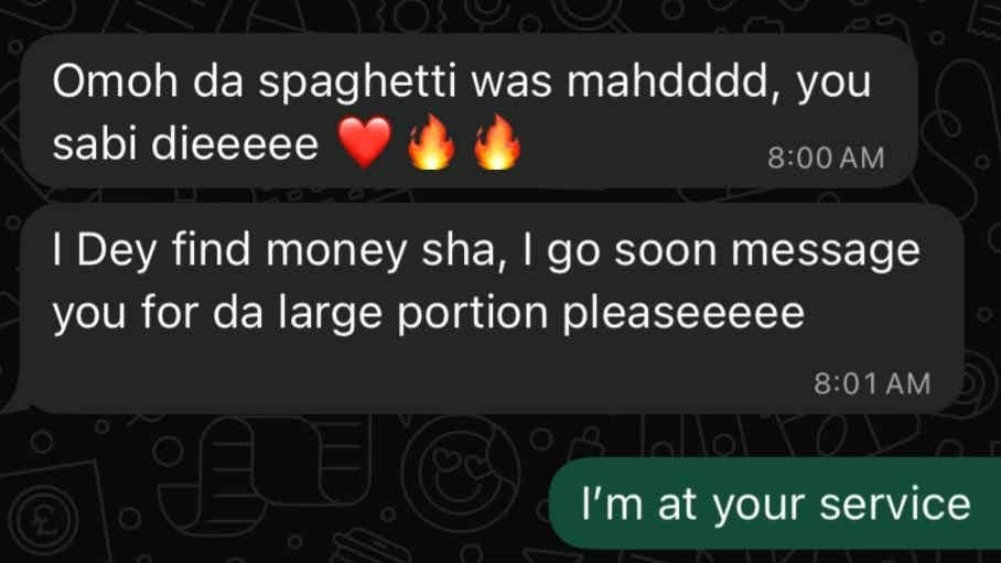 Customer WhatsApp Review 2