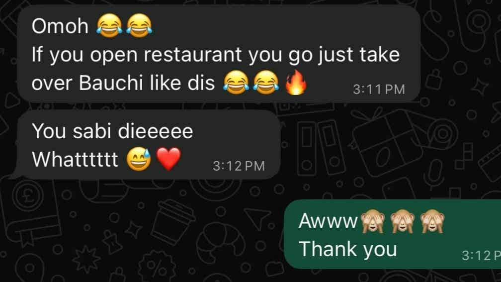 Customer WhatsApp Review 3