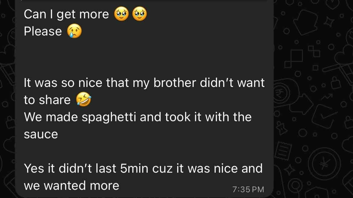 Customer WhatsApp Review 4